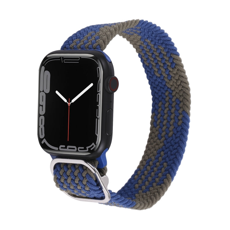 Nylon Braid Strap Watch Band For Apple Watch Ultra 49mm&Watch Ultra 2 49mm / Series 9&8&7 45mm / SE 3&SE 2&6&SE&5&4 44mm / 3&2&1 42mm(40) by buy2fix