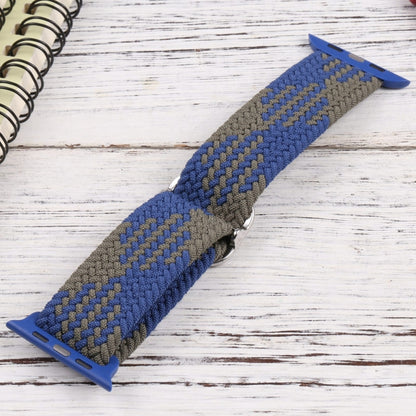 Nylon Braid Strap Watch Band For Apple Watch Ultra 49mm&Watch Ultra 2 49mm / Series 9&8&7 45mm / SE 3&SE 2&6&SE&5&4 44mm / 3&2&1 42mm(40) by buy2fix