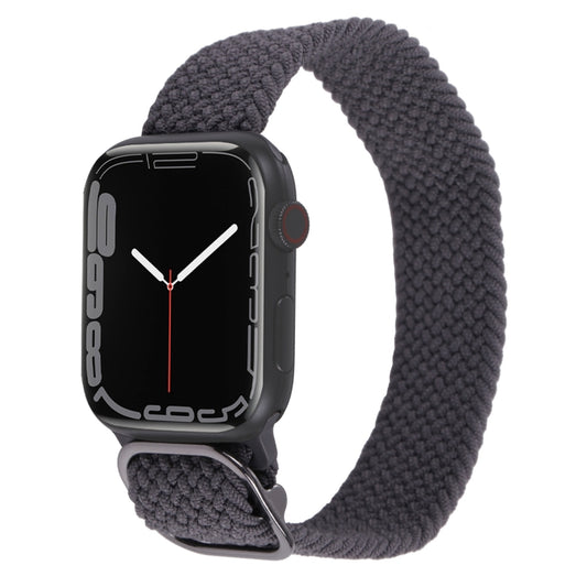 Nylon Braid Strap Watch Band For Apple Watch Ultra 49mm&Watch Ultra 2 49mm / Series 9&8&7 45mm / SE 3&SE 2&6&SE&5&4 44mm / 3&2&1 42mm(43) by buy2fix