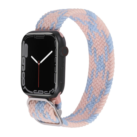 Nylon Braid Strap Watch Band For Apple Watch Ultra 49mm&Watch Ultra 2 49mm / Series 9&8&7 45mm / SE 3&SE 2&6&SE&5&4 44mm / 3&2&1 42mm(51) by buy2fix