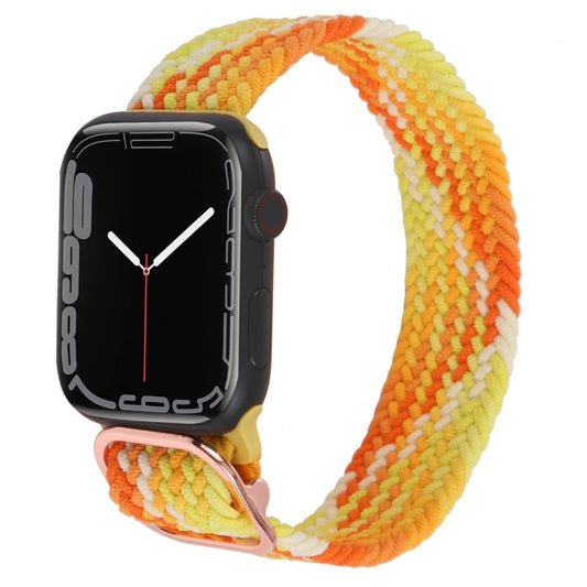 Nylon Braid Strap Watch Band For Apple Watch Ultra 49mm&Watch Ultra 2 49mm / Series 9&8&7 45mm / SE 3&SE 2&6&SE&5&4 44mm / 3&2&1 42mm(52) by buy2fix