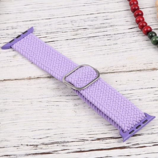 Nylon Braid Strap Watch Band For Apple Watch Ultra 49mm&Watch Ultra 2 49mm / Series 9&8&7 45mm / SE 3&SE 2&6&SE&5&4 44mm / 3&2&1 42mm(53) by buy2fix