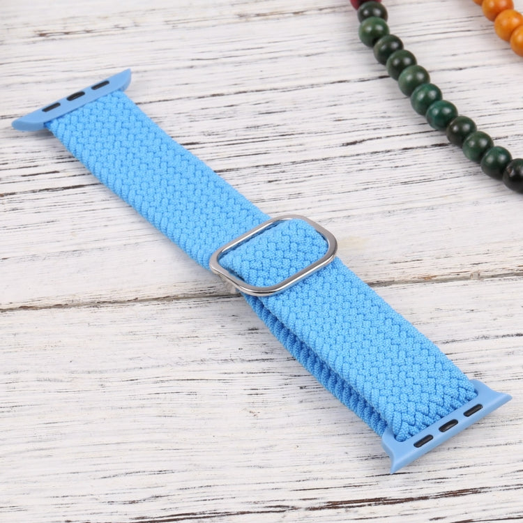 Nylon Braid Strap Watch Band For Apple Watch Ultra 49mm&Watch Ultra 2 49mm / Series 9&8&7 45mm / SE 3&SE 2&6&SE&5&4 44mm / 3&2&1 42mm(54) by buy2fix