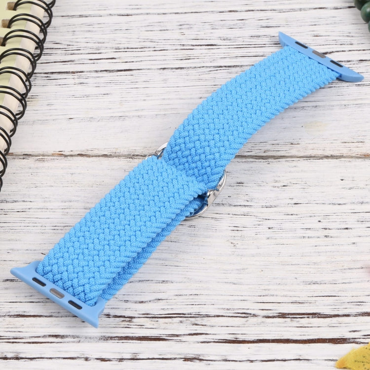 Nylon Braid Strap Watch Band For Apple Watch Ultra 49mm&Watch Ultra 2 49mm / Series 9&8&7 45mm / SE 3&SE 2&6&SE&5&4 44mm / 3&2&1 42mm(54) by buy2fix