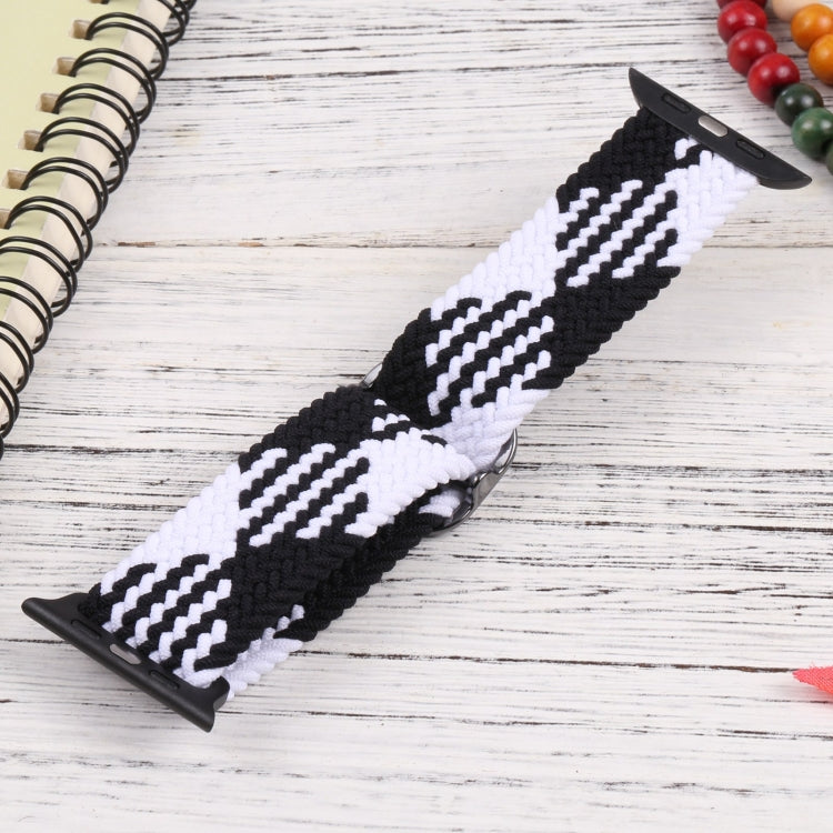 Nylon Braid Strap Watch Band For Apple Watch Ultra 49mm&Watch Ultra 2 49mm / Series 9&8&7 45mm / SE 3&SE 2&6&SE&5&4 44mm / 3&2&1 42mm(6) by buy2fix