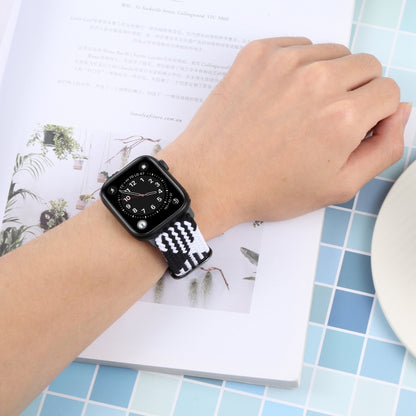 Nylon Braid Strap Watch Band For Apple Watch Ultra 49mm&Watch Ultra 2 49mm / Series 9&8&7 45mm / SE 3&SE 2&6&SE&5&4 44mm / 3&2&1 42mm(6) by buy2fix