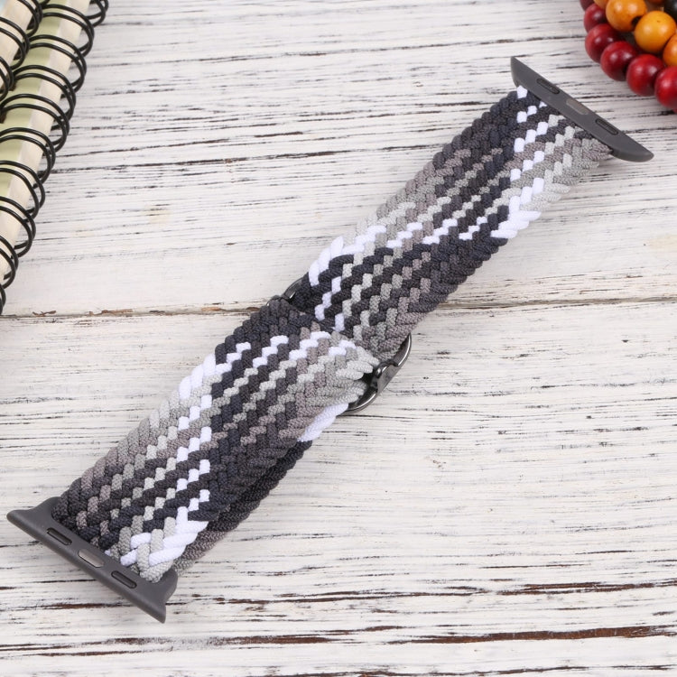 Nylon Braid Strap Watch Band For Apple Watch Ultra 49mm&Watch Ultra 2 49mm / Series 9&8&7 45mm / SE 3&SE 2&6&SE&5&4 44mm / 3&2&1 42mm(8) by buy2fix