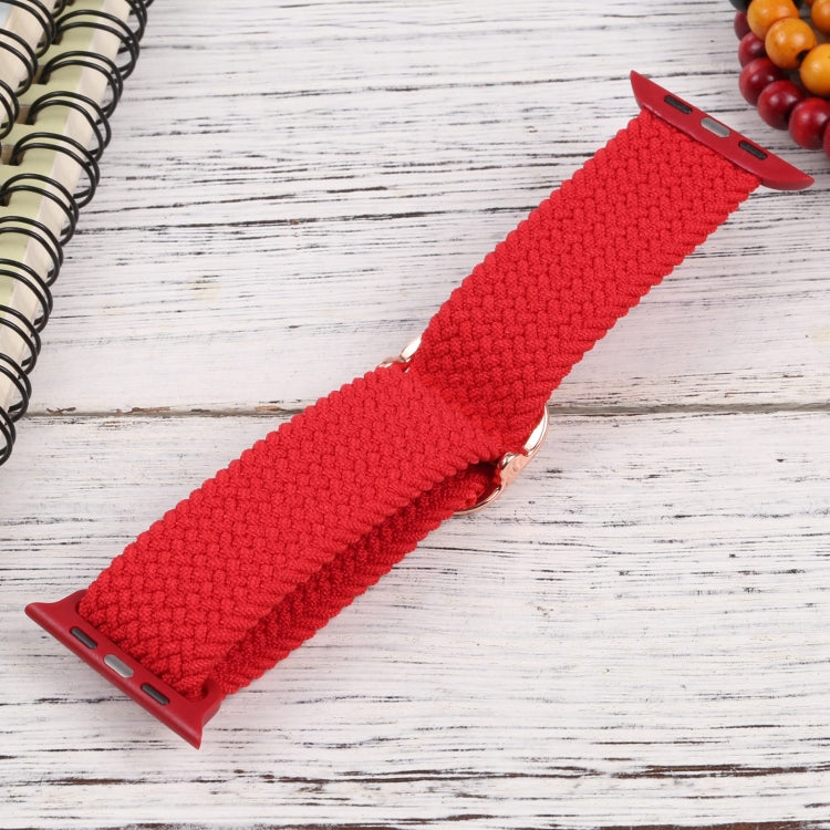 Nylon Braid Strap Watch Band For Apple Watch Ultra 49mm&Watch Ultra 2 49mm / Series 9&8&7 45mm / SE 3&SE 2&6&SE&5&4 44mm / 3&2&1 42mm(9) by buy2fix