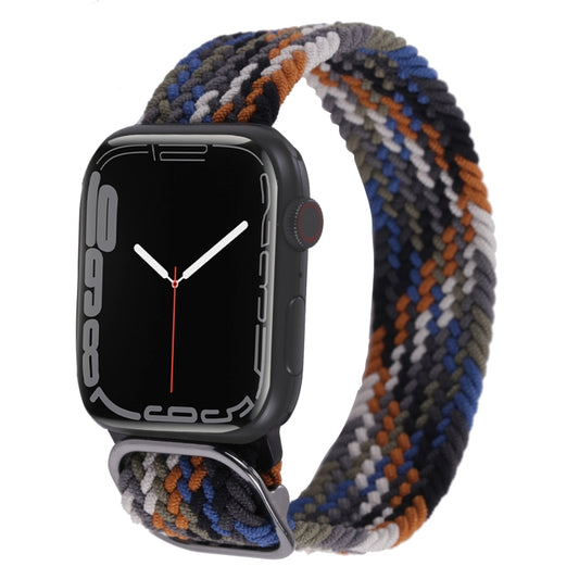 Nylon Braid Strap Watch Band For Apple Watch Ultra 49mm&Watch Ultra 2 49mm / Series 9&8&7 45mm / SE 3&SE 2&6&SE&5&4 44mm / 3&2&1 42mm(10) by buy2fix