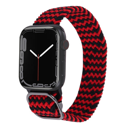Nylon Braid Strap Watch Band For Apple Watch Ultra 49mm&Watch Ultra 2 49mm / Series 9&8&7 45mm / SE 3&SE 2&6&SE&5&4 44mm / 3&2&1 42mm(11) by buy2fix