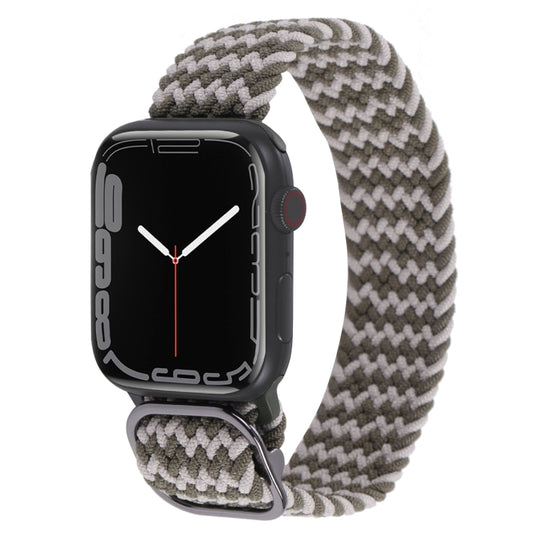 Nylon Braid Strap Watch Band For Apple Watch Ultra 49mm&Watch Ultra 2 49mm / Series 9&8&7 45mm / SE 3&SE 2&6&SE&5&4 44mm / 3&2&1 42mm(13) by buy2fix