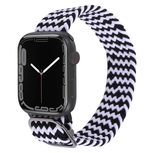 Nylon Braid Strap Watch Band For Apple Watch Ultra 49mm&Watch Ultra 2 49mm / Series 9&8&7 45mm / SE 3&SE 2&6&SE&5&4 44mm / 3&2&1 42mm(15) by buy2fix