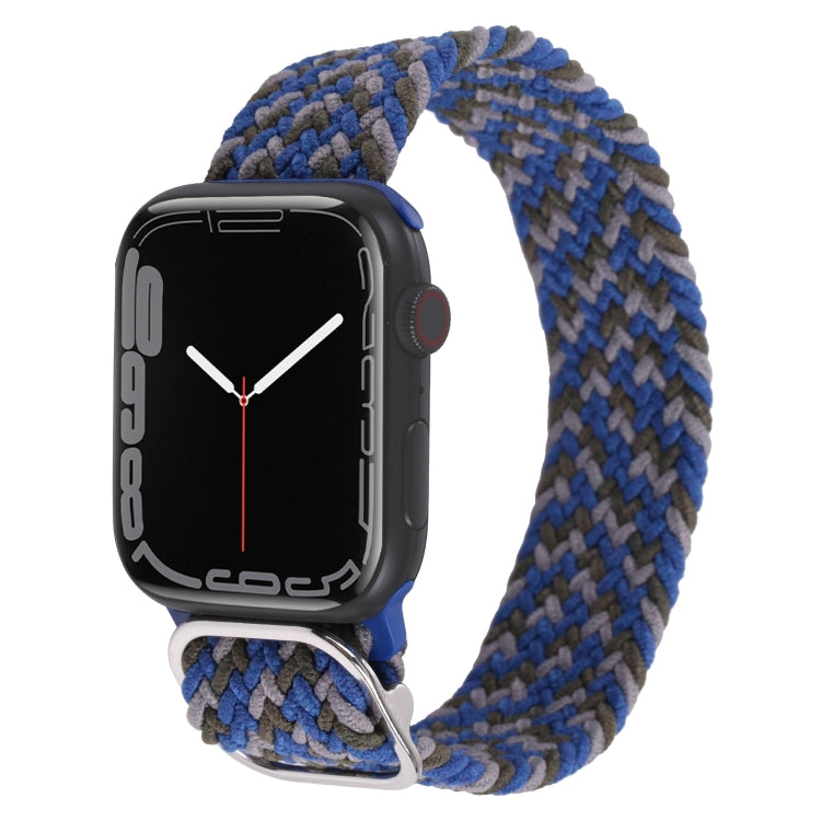 Nylon Braid Strap Watch Band For Apple Watch Ultra 49mm&Watch Ultra 2 49mm / Series 9&8&7 45mm / SE 3&SE 2&6&SE&5&4 44mm / 3&2&1 42mm(17) by buy2fix
