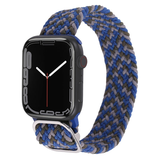 Nylon Braid Strap Watch Band For Apple Watch Ultra 49mm&Watch Ultra 2 49mm / Series 9&8&7 45mm / SE 3&SE 2&6&SE&5&4 44mm / 3&2&1 42mm(17) by buy2fix