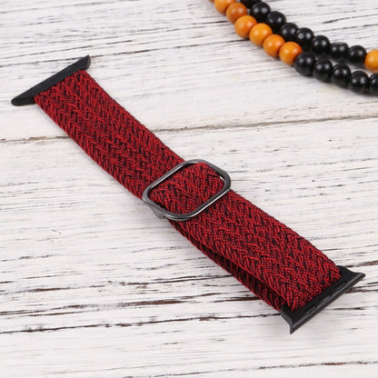 Nylon Braid Strap Watch Band For Apple Watch Ultra 49mm&Watch Ultra 2 49mm / Series 9&8&7 45mm / SE 3&SE 2&6&SE&5&4 44mm / 3&2&1 42mm(18) by buy2fix