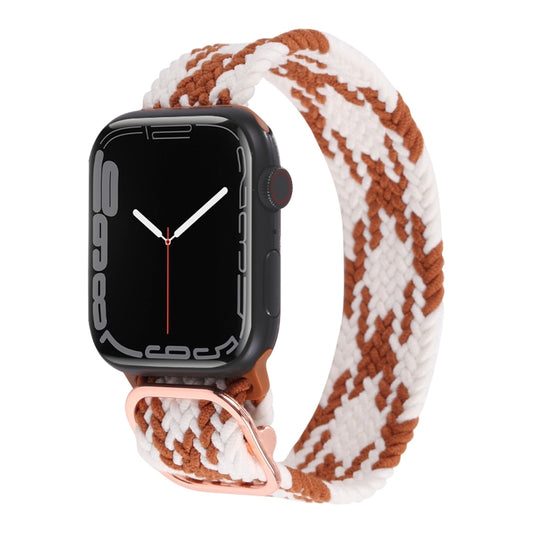 Nylon Braid Strap Watch Band For Apple Watch Ultra 49mm&Watch Ultra 2 49mm / Series 9&8&7 45mm / SE 3&SE 2&6&SE&5&4 44mm / 3&2&1 42mm(20) by buy2fix
