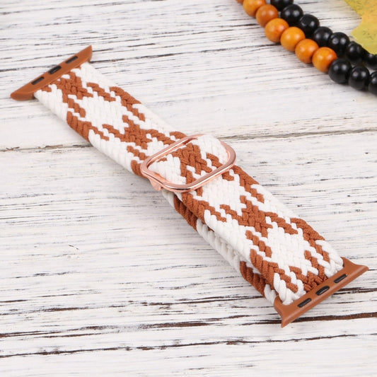 Nylon Braid Strap Watch Band For Apple Watch Ultra 49mm&Watch Ultra 2 49mm / Series 9&8&7 45mm / SE 3&SE 2&6&SE&5&4 44mm / 3&2&1 42mm(20) by buy2fix