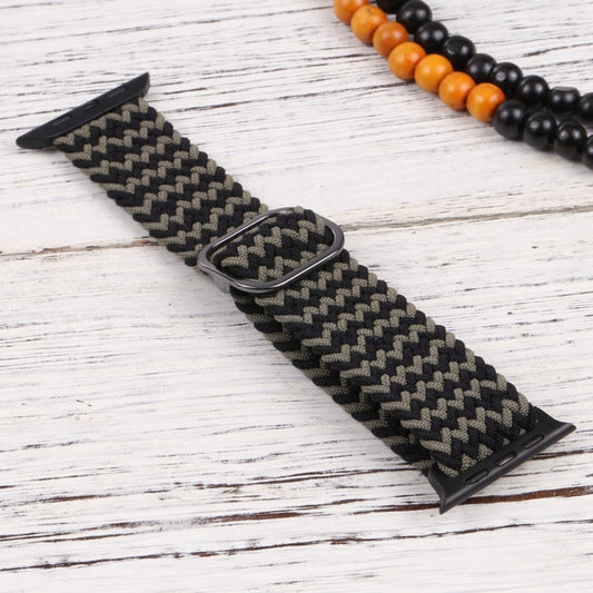 Nylon Braid Strap Watch Band For Apple Watch Ultra 49mm&Watch Ultra 2 49mm / Series 9&8&7 45mm / SE 3&SE 2&6&SE&5&4 44mm / 3&2&1 42mm(21) by buy2fix