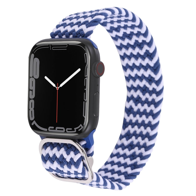 Nylon Braid Strap Watch Band For Apple Watch Ultra 49mm&Watch Ultra 2 49mm / Series 9&8&7 45mm / SE 3&SE 2&6&SE&5&4 44mm / 3&2&1 42mm(24) by buy2fix