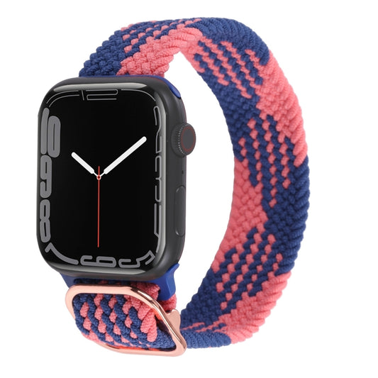 Nylon Braid Strap Watch Band For Apple Watch Ultra 49mm&Watch Ultra 2 49mm / Series 9&8&7 45mm / SE 3&SE 2&6&SE&5&4 44mm / 3&2&1 42mm(26) by buy2fix
