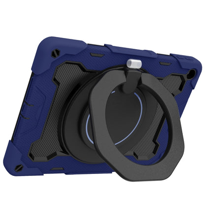 For iPad 10.2 2021 Armor Contrast Color Silicone + PC Tablet Case(Navy Blue) - iPad 10.2 Cases by buy2fix | Online Shopping UK | buy2fix