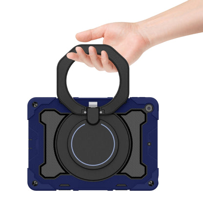 For iPad 10.2 2021 Armor Contrast Color Silicone + PC Tablet Case(Navy Blue) - iPad 10.2 Cases by buy2fix | Online Shopping UK | buy2fix