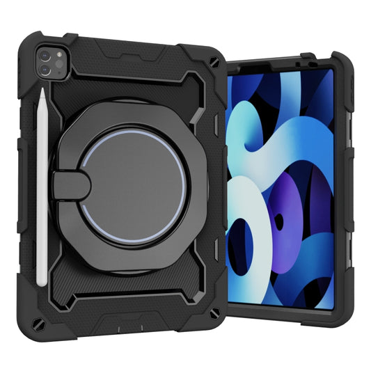 Armor Contrast Color Silicone + PC Tablet Case For iPad Pro 11 2022 / 2021 / 2020 / 2018 / Air 2020 10.9 (Black) - iPad Pro 11 (2022/2021) Cases by buy2fix | Online Shopping UK | buy2fix