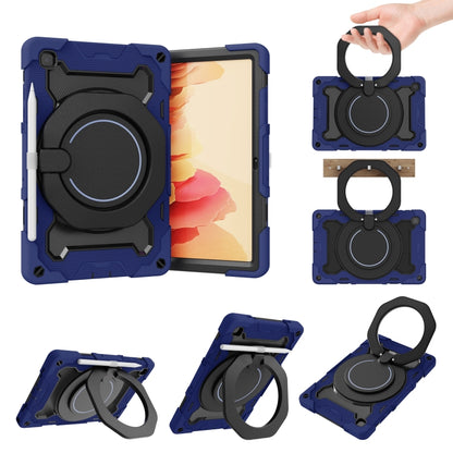For Samsung Galaxy Tab A7 10.4 T505 Armor Contrast Color Silicone + PC Tablet Case(Blue) - Other Galaxy Tab PC by buy2fix | Online Shopping UK | buy2fix