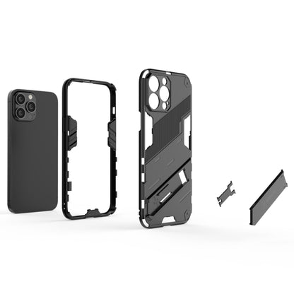 For iPhone 13 Pro Punk Armor 2 in 1 PC + TPU Phone Case with Invisible Holder (Green) by buy2fix