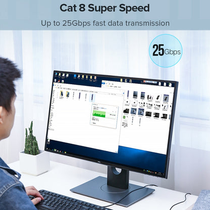 UGREEN CAT8 Ethernet Network LAN Cable, Length:10m - Lan Cable and Tools by UGREEN | Online Shopping UK | buy2fix