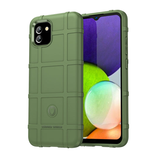 For Samsung Galaxy A03 EU Version Full Coverage Shockproof TPU Phone Case(Green)