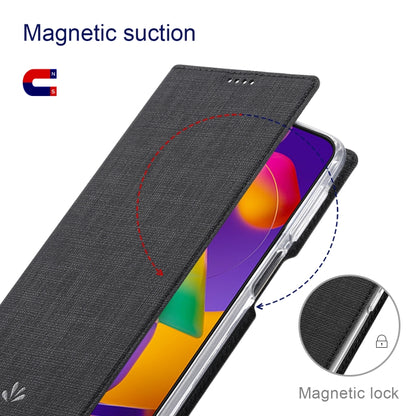 For OnePlus Nord N200 5G ViLi DMX Series Magnetic Attraction Leather Phone Case(Black) - OnePlus Cases by ViLi | Online Shopping UK | buy2fix