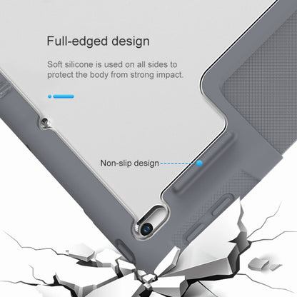 For iPad 10.2 Mutural Horizontal Flip PC + TPU + PU Leather Case with Holder & Pen Slot(Black) - iPad 10.2 Cases by Mutural | Online Shopping UK | buy2fix