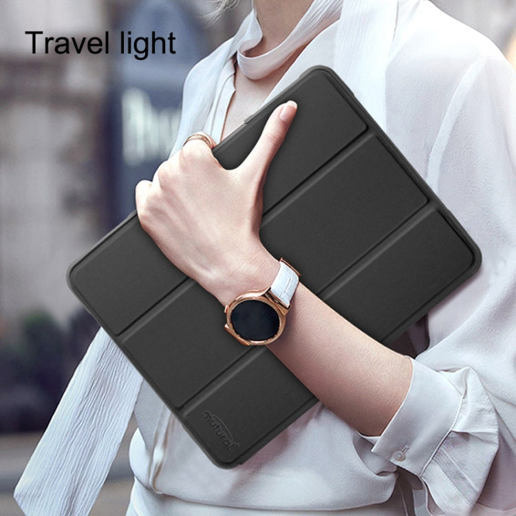 For iPad 9.7 Mutural Horizontal Flip PC + TPU + PU Leather Case with Holder & Pen Slot(Red) - iPad Pro 9.7 inch Cases by Mutural | Online Shopping UK | buy2fix