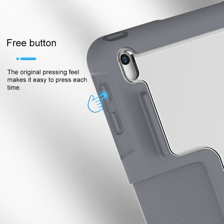 For iPad Pro 10.5 Mutural Horizontal Flip PC + TPU + PU Leather Case with Holder & Pen Slot(Blue) - iPad Air (2019) Cases by Mutural | Online Shopping UK | buy2fix