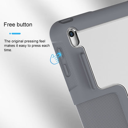 For iPad Pro 10.5 Mutural Horizontal Flip PC + TPU + PU Leather Case with Holder & Pen Slot(Blue) - iPad Air (2019) Cases by Mutural | Online Shopping UK | buy2fix