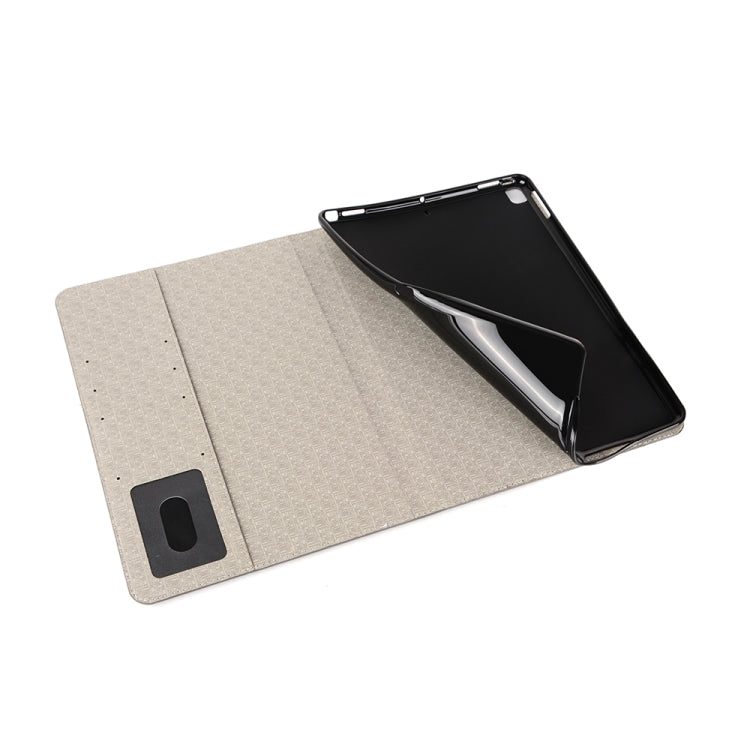 For iPad 10.2 / 10.5 Cross Texture Horizontal Flip PU Leather Case with Holder & Card Slots & Wallet(Grey) - iPad 10.2 Cases by buy2fix | Online Shopping UK | buy2fix