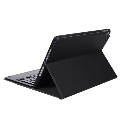 A11B-A Lambskin Texture Square Keycap Bluetooth Keyboard Leather Case with Touch Control For iPad Air 5 / 4 2020 10.9 / Pro 11 inch 2021 & 2020 & 2018(Black) - Universal by buy2fix | Online Shopping UK | buy2fix