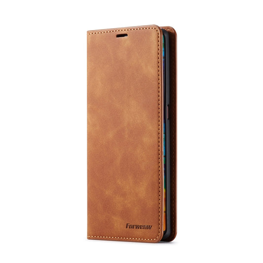 For Huawei Mate 30 Pro Forwenw Dream Series Oil Edge Strong Magnetism Horizontal Flip Leather Case with Holder & Card Slots & Wallet & Photo Frame(Brown) - Huawei Cases by Forwenw | Online Shopping UK | buy2fix