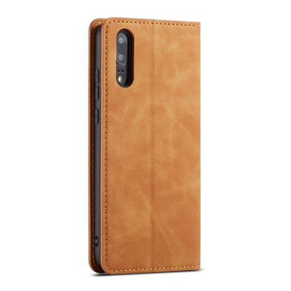 For Huawei P20 Forwenw Dream Series Oil Edge Strong Magnetism Horizontal Flip Leather Case with Holder & Card Slots & Wallet & Photo Frame(Brown) - Huawei Cases by Forwenw | Online Shopping UK | buy2fix