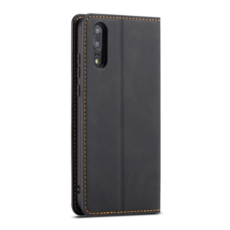 For Huawei P20 Pro Forwenw Dream Series Oil Edge Strong Magnetism Horizontal Flip Leather Case with Holder & Card Slots & Wallet & Photo Frame(Black) - Huawei Cases by Forwenw | Online Shopping UK | buy2fix