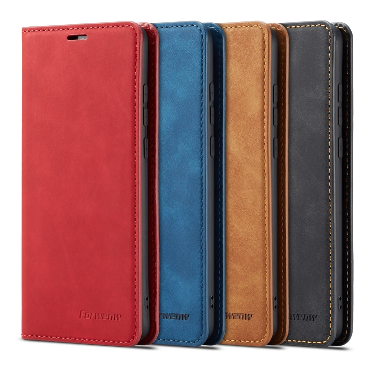 For Huawei P30 Forwenw Dream Series Oil Edge Strong Magnetism Horizontal Flip Leather Case with Holder & Card Slots & Wallet & Photo Frame(Red) - Huawei Cases by Forwenw | Online Shopping UK | buy2fix