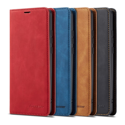 For Huawei P30 Pro Forwenw Dream Series Oil Edge Strong Magnetism Horizontal Flip Leather Case with Holder & Card Slots & Wallet & Photo Frame(Blue) - Huawei Cases by Forwenw | Online Shopping UK | buy2fix