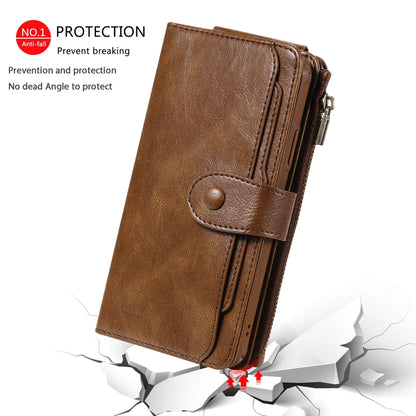 For iPhone 11 Pro Retro Multifunctional Horizontal Flip PU Leather Case with Card Slot & Holder & Wallet & Photo Frame(Brown) - iPhone 11 Pro Cases by buy2fix | Online Shopping UK | buy2fix