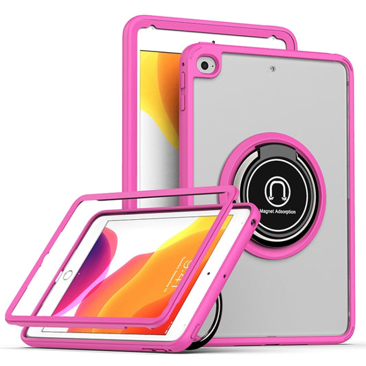 Shadow PC Tablet Case with Ring Holde For iPad mini 5 / 4(Rose Red) - iPad Mini 4 & 3 & 2 & 1 Cases by buy2fix | Online Shopping UK | buy2fix