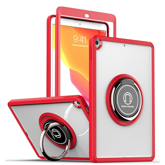 Shadow PC Tablet Case with Ring Holde For iPad 10.2 / 10.5 2019 / 2020(Red) - iPad Pro 10.5 inch Cases by buy2fix | Online Shopping UK | buy2fix