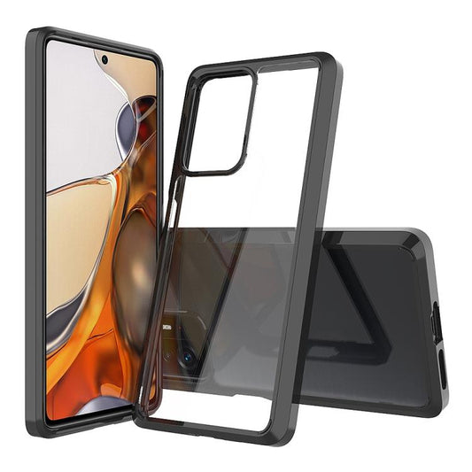 For Xiaomi Mi 11T / 11T Pro Shockproof Scratchproof TPU + Acrylic Protective Phone Case(Black) - Xiaomi Cases by buy2fix | Online Shopping UK | buy2fix