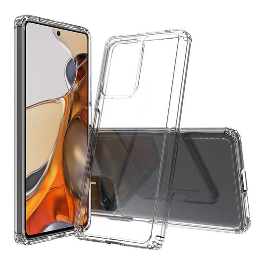 For Xiaomi Mi 11T / 11T Pro Shockproof Scratchproof TPU + Acrylic Protective Phone Case(Transparent) - Xiaomi Cases by buy2fix | Online Shopping UK | buy2fix