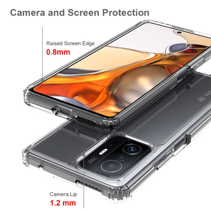 For Xiaomi Mi 11T / 11T Pro Shockproof Scratchproof TPU + Acrylic Protective Phone Case(Transparent) - Xiaomi Cases by buy2fix | Online Shopping UK | buy2fix
