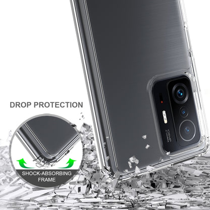 For Xiaomi Mi 11T / 11T Pro Shockproof Scratchproof TPU + Acrylic Protective Phone Case(Transparent) - Xiaomi Cases by buy2fix | Online Shopping UK | buy2fix